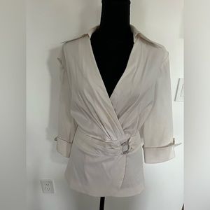 Women’s white dressy top